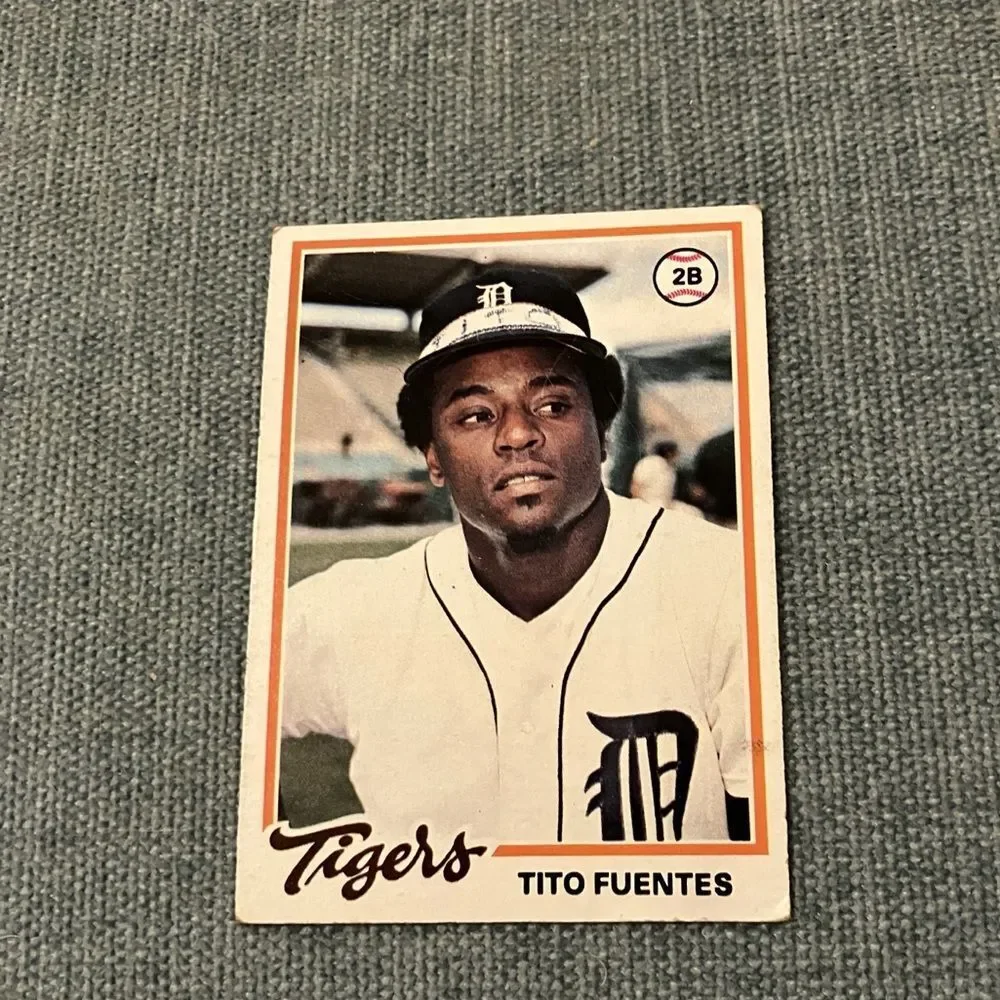 1978 Topps Detroit Tigers Baseball Card Trading Card